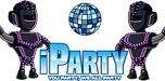 iParty LED Party Robot Entertainment logo