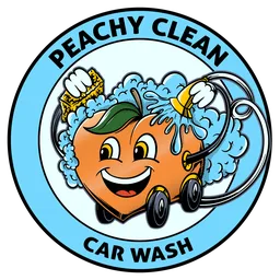 Logoen til Peachy Clean Car Wash