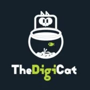 Yrityksen THE DIGICAT logo