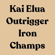Logo for Outrigger Iron Champs Presented by Kai Elua Outrigger