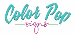 Logo von Color Pop Signs