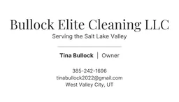 Bullock Elite Cleaning LLC logo
