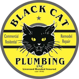 Black Cat Plumbing logo