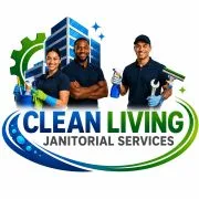 Clean living Janitorial Services logo