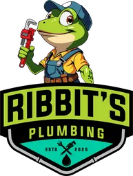 Ribbit's Plumbing logo