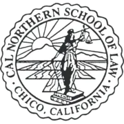 Logotyp för Cal Northern School of Law