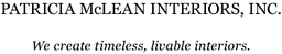 Patricia Mc Lean Interiors logo
