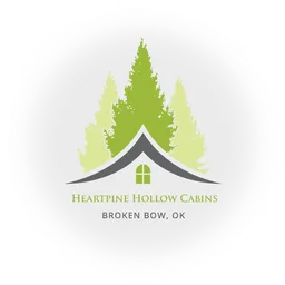 Heartpine Hollow Cabin logo