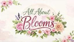 Logo for All About Blooms