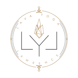 Lava Yoga Lawrence logo