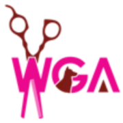 Logoen til Woof Gang Academy of Grooming